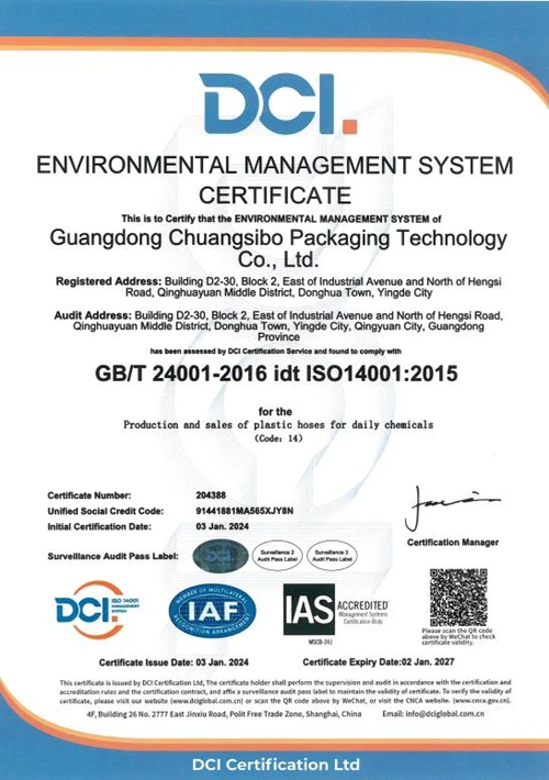 CSW-ISO14001ENVIRONMENTAL MANAGEMENT